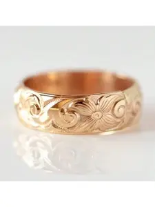 Simple and elegant floral women's ring suitable for daily parties, festivals, women's jewelry gifts