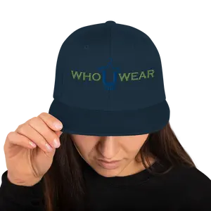 Whouwear.com Embroidery  Logo Cap Hat - Black -