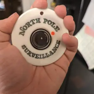 Ceramic Christmas Ornament North Pole Camera