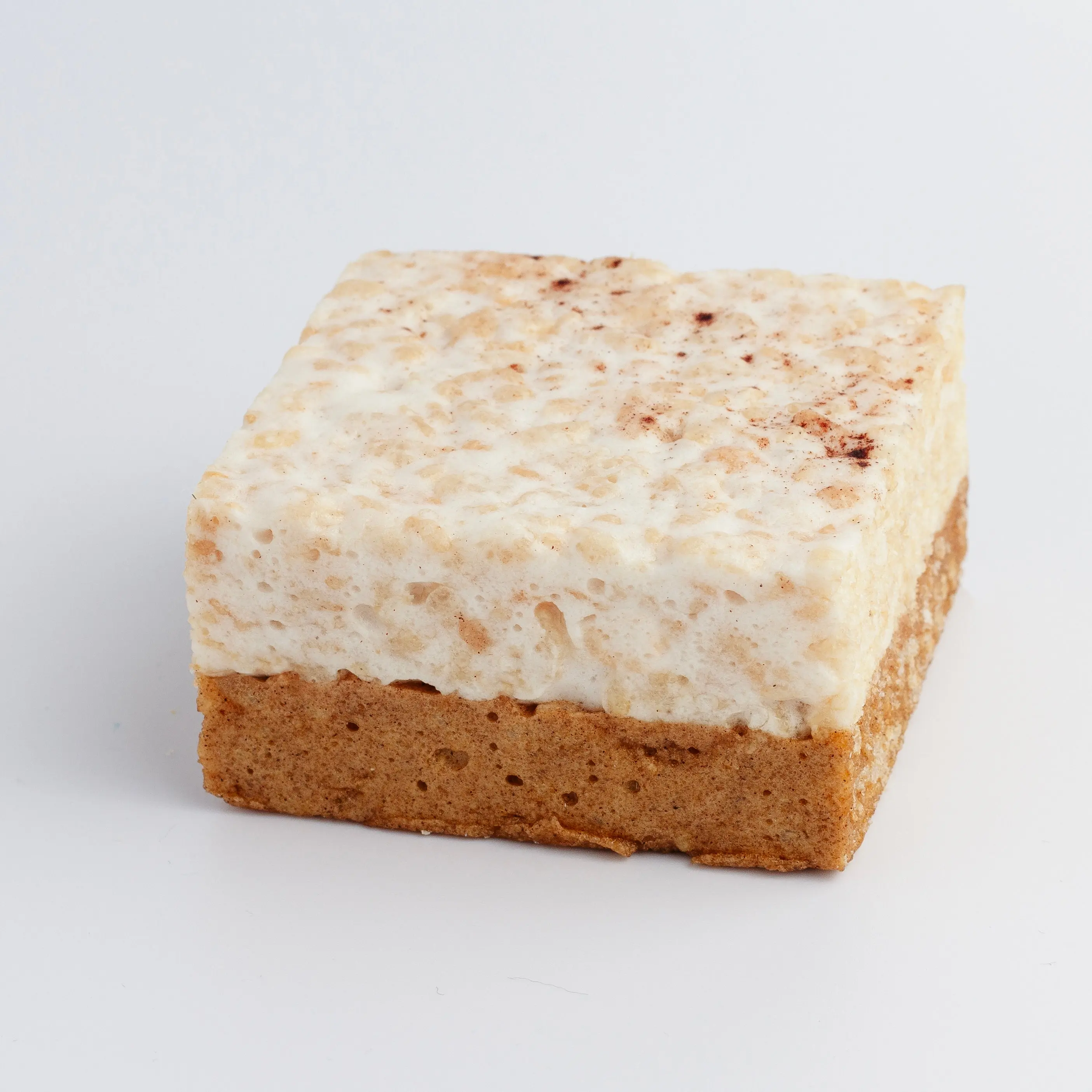 Pumpkin Spice Crispycake | GIANT 3x3" Soft & Gooey Classic Fall Flavored Rice Crispy Treat