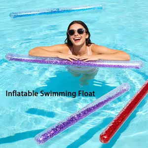 4pcs Inflatable Swimming Paddles, Bright Float Rods for Water Sports, Swim Ring Accessories, Inflatable Buoyancy Bars for Pool Use