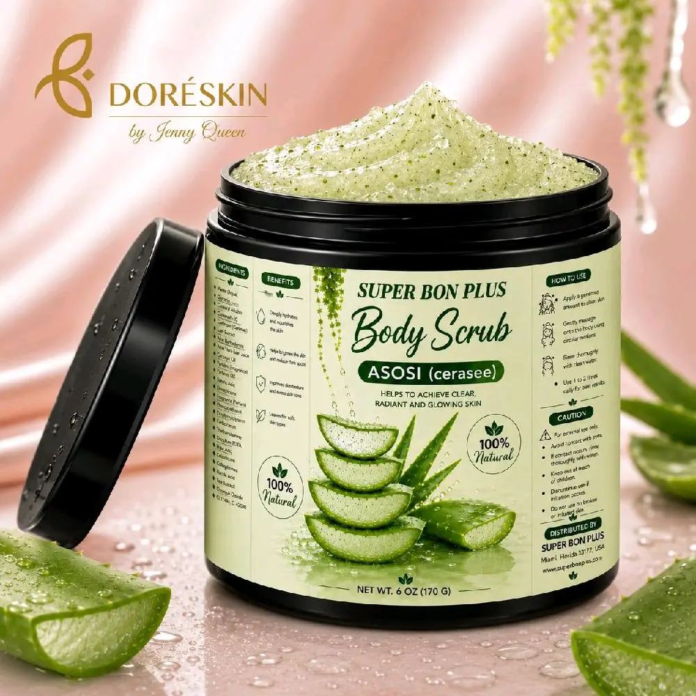 Body Scrub Asosi (cerasee) Moringa ,for Face& Body