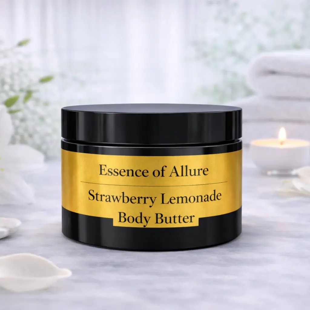 Essence of Allure's Strawberry Lemonade Body Butter Moisturizing Skincare