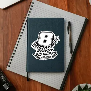 Number 8 Stay Rowdy Racing Vinyl Sticker, Motorsport Fan Decal, Race Day Car Sticker, Racing Gift, Laptop Phone Decor