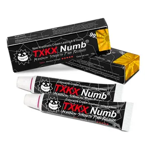 TXKX Numb Tattoo Numbing Cream 10g 99.9% Strength 6-8H Pain Relief for Tattooing No More Painful Sessions Maximum Strength Pain Reliever（2 Pack）