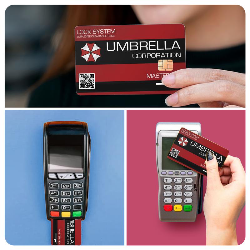 Umbrella Corporation Bioweapons Division Credit Card Skin – Bold and Durable Custom Card Cover