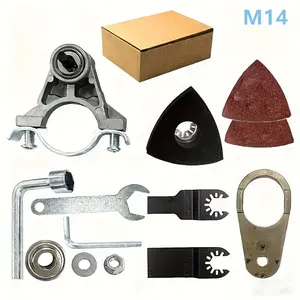 Multifunctional M14 Conversion Oscillation Tool Adapter, Oscillation Tool Adapter Kit, Very Suitable for DIY Projects and Professional Use, Durable Metal Parts, Compact Design, Sturdy Build, Home Improvement