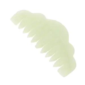VOCOSTE Flower Shape Head Massage Comb Wide Tooth Comb for Head Massage Green 1 Pc