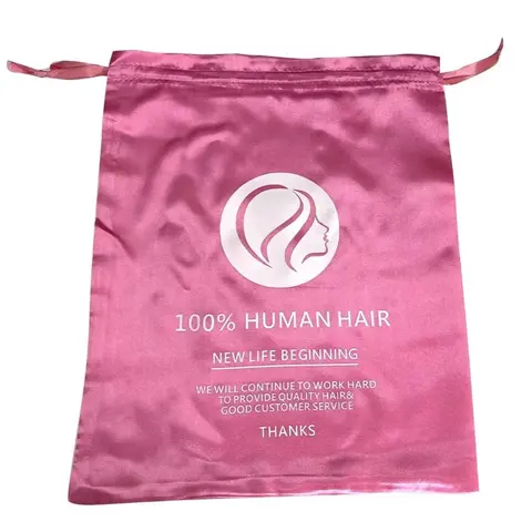 GHKFS New Silk Wig Storage Bags - Basic Stain-Resistant Silk Bag for Hair Accessory Organization