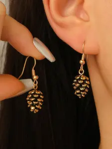 Vintage Bohemian Faux Acorn Earrings, Versatile High-End Ear Jewelry for Women, Perfect Gift for Daily Wear, Dates, Weddings, Graduations