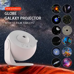 【Dealsforyoudays】Galaxy Projector Night Light – 13-in-1 Realistic Star Discs, Rotating & Focusable LED Lamp for Bedroom Decor, Mood Lighting & Birthday Gifts