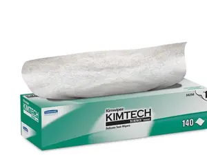 Kimtech Kimwipes Delicate Task Wipers, 1-Ply, 14.7 x 16.6, Unscented, White, 144/Box (34256BX)