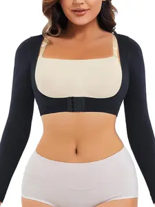 Women's Solid U-shaped Push Up  Shapewear Crop Top, Breathable Comfortable Shaper, Tummy Control Shapewear for Daily Wear, Shapewear Abdominal, Firm Tummy Control, Abdomen Shapewear