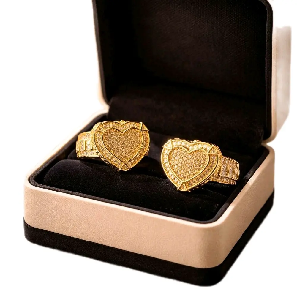 Elegant heart shaped ring high quality Exquisite Trendy Ring Engagement Ring
