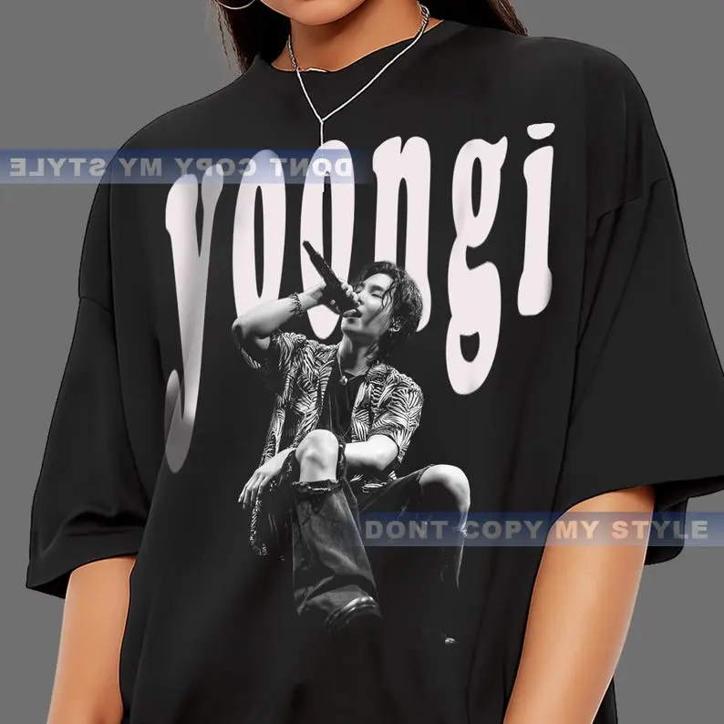 Retro Marry Me Min Yoongi Unisex Shirt for Men and Women 90s Kpop Graphic Tee