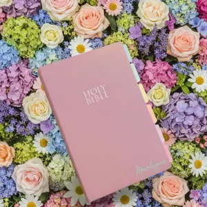 NKJV Holy Bible Pink tabbed Bible NKJV