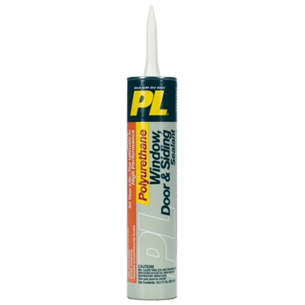 Henkel/OSI Polyurethane Window Door & Siding Sealant, 10.2 oz White High Performance Paintable Outdoor Weatherproof Sealant with 50 Year Life & Permanently Flexible Formula, Seals Around Windows, Doors, Utility Penetrators, Paintable Surface