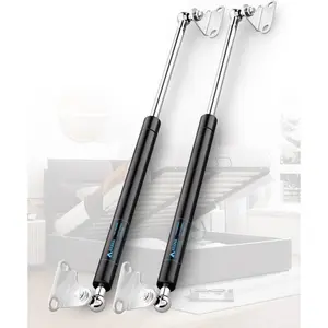 Gas Struts For Heavy Lid, 23 inch Lift Lift 200 lbs, 23" Heavy Gas Shocks 200 Pounds Gas Spring Support Hinges For Muphy Bed,RV,Trap Cell,Cellar Door(For 155-215lbs Lid), 2 Pcs