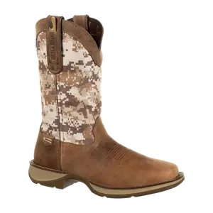 Durango Men's Rebel Desert Camo Dusty Brown Square Toe Boots DDB0166