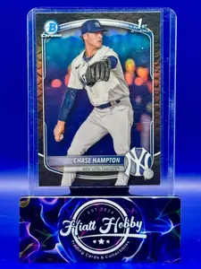 2025 Bowman - Chrome Prospects Chase Hampton #BCP-57 Reptilian Refractor (RC)