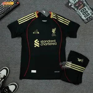 Liverpool FC Black Training Football Kit 2025-26