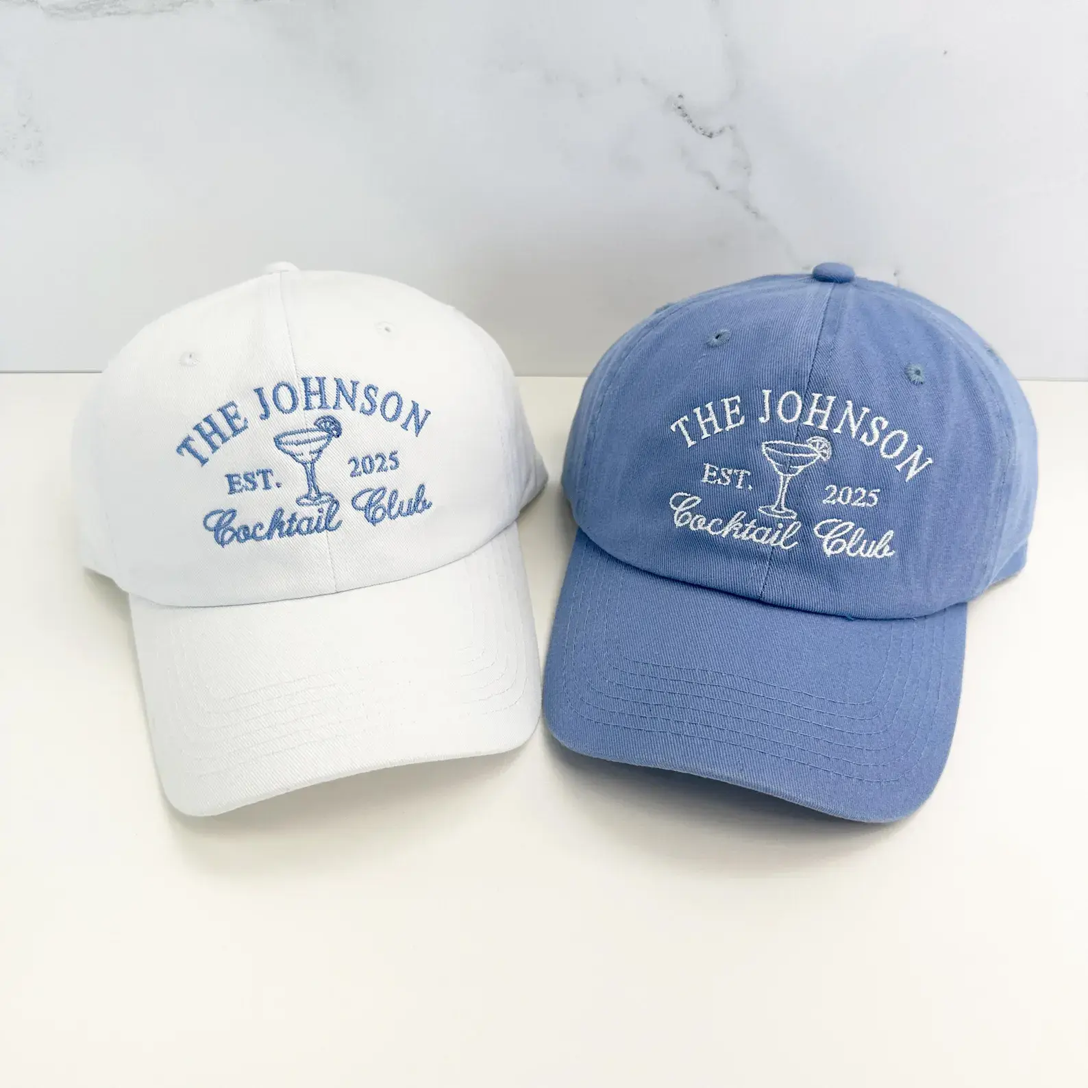 Personalized Cocktail Club Baseball Cap – Custom Embroidered Dad Hat, Bachelorette Party Gift, Bridal Weekend Hat, Trendy Unisex Adjustable Cap