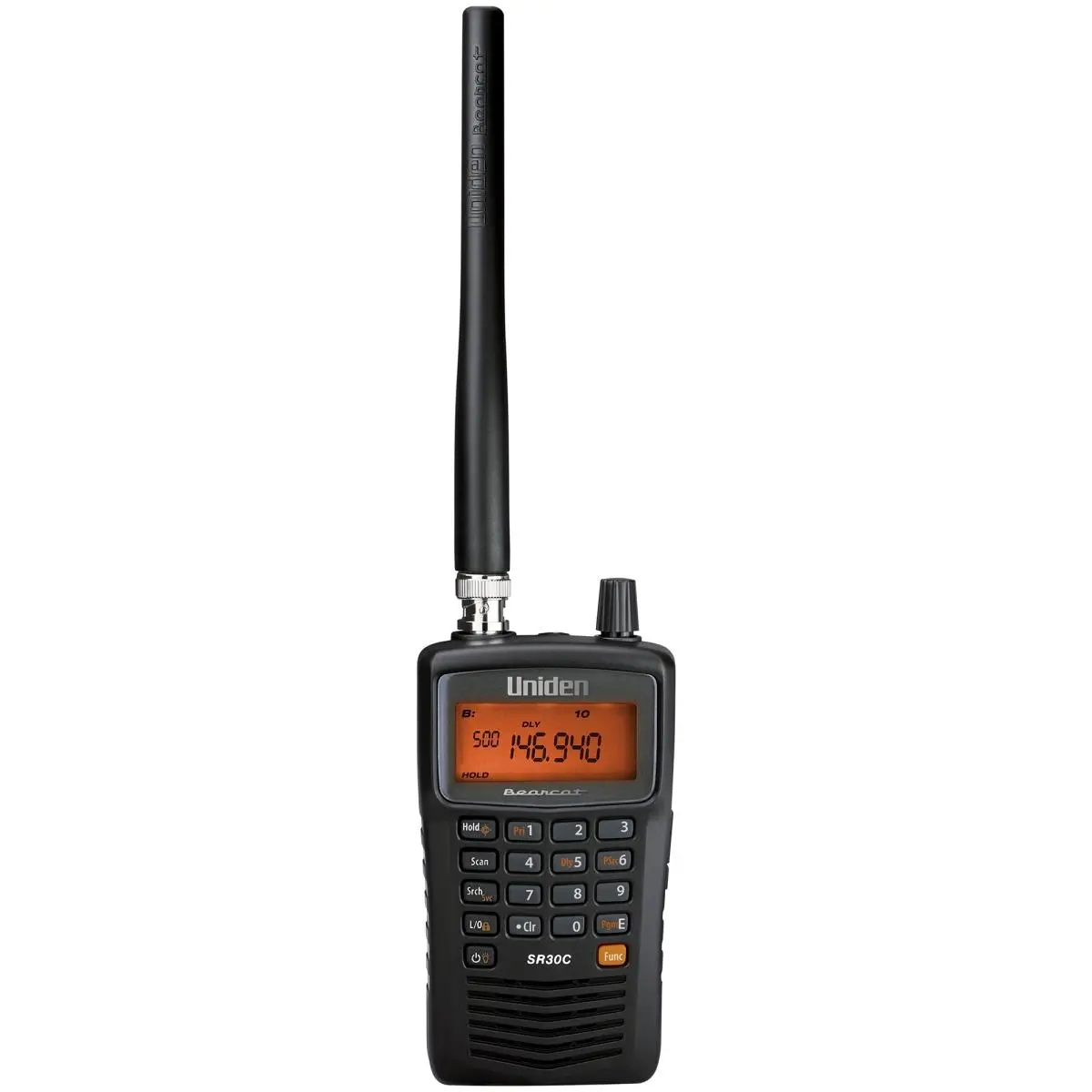 Uniden Portable SR30C Handheld Narrow Band Scanner with 10 Channel Banks, Service Search Bands