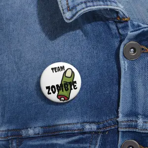Team Zombie Custom Pin Buttons