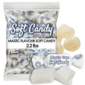 Ceres Gourmet Mastic Soft Candy Bulk 2.2 lb – Individually Wrapped Chewy Candy with Natural Mastic Flavor – Bulk Gourmet Candies for Parties, Offices & Sharing
