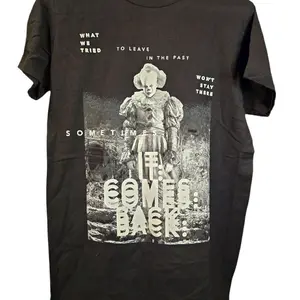 IT COMES BACK Unisex Graphic Tee Size Small Screen Printed Movie Inspired Everyday Wear Brand New Without Tags