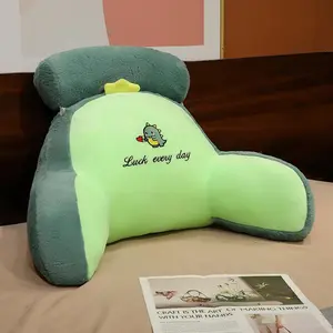 Soft Backrest Reading Pillow With Arm Support - Bedside Cushion