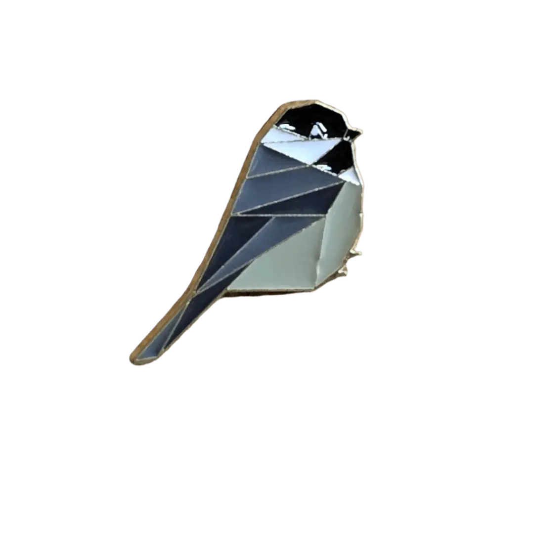 Geometric Birb (Bird) Pin