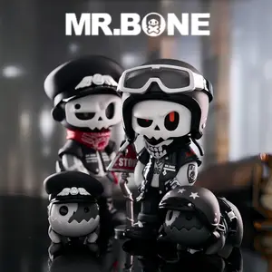 【New Arrival】MR.BONE 5th GEN Series-The wild one- Easter's Blind box Collectible Toys Desktop Display Case Home Decoration ldeal, Action & Toy Figures