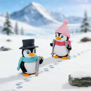 Multifunctional Ornament Set, Ideal for Home Decor & Gift Giving, Durable Design, Perfect for Any Occasion, Enhance Your Space, Penguin