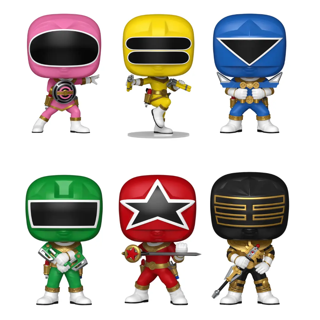 Funko Pop! Power Ranger Zeo Series : (Gold, Pink, Yellow, Blue, Green, Red)