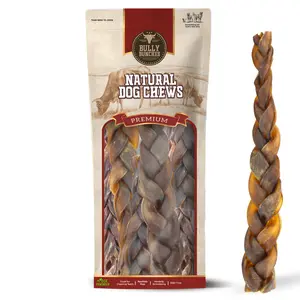 10–12" Braided Collagen Stick for Dogs – Long-Lasting & All-Natural Chew