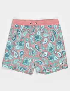 BILLABONG Shorey Layback Mens Volley Shorts Pocket Tropical