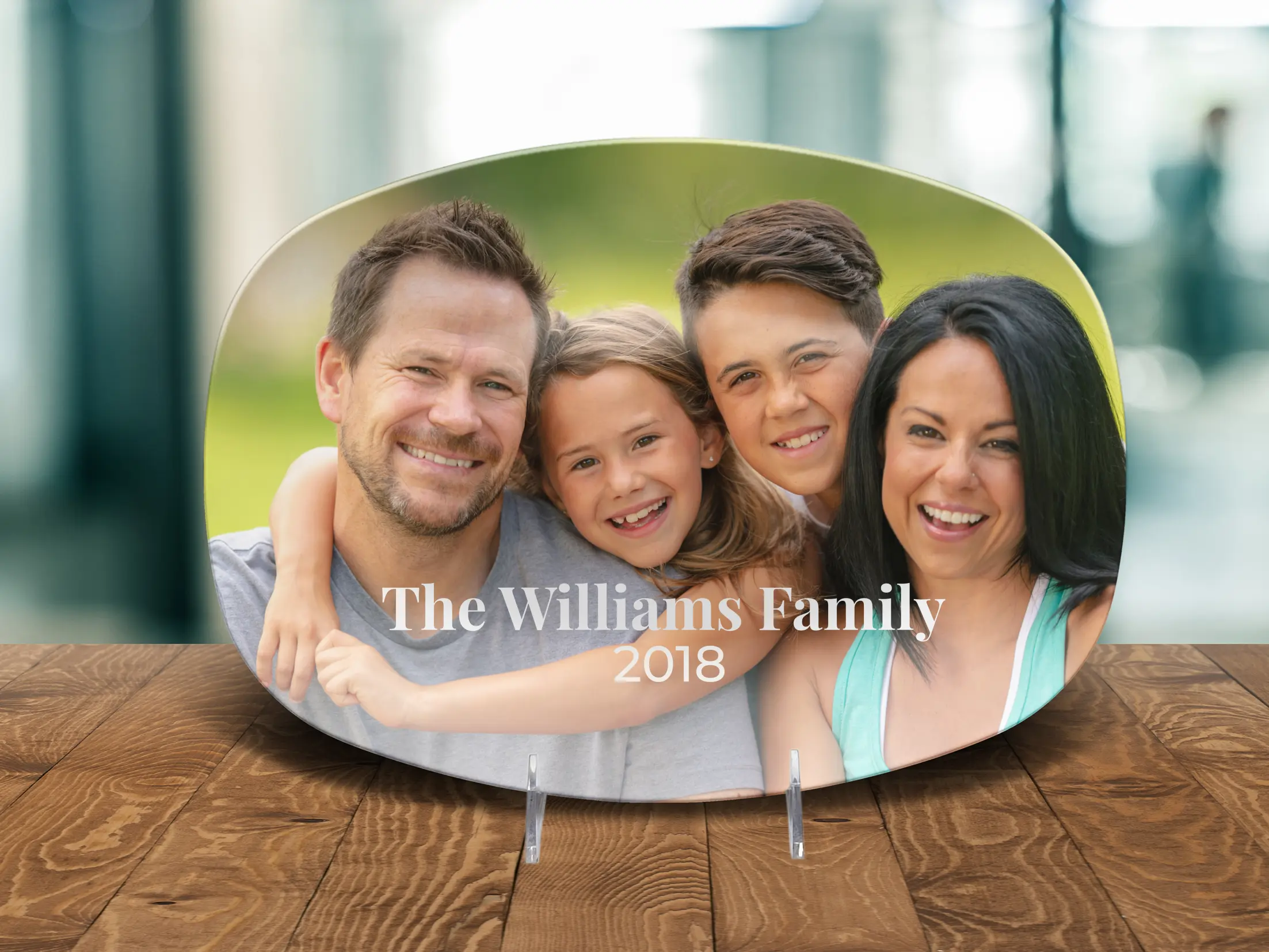 Personalized Photo Serving Platter | Custom Decoplate & Keepsake