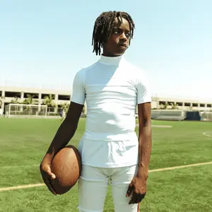 Youth Short Sleeve Turtleneck Compression+ Shirt