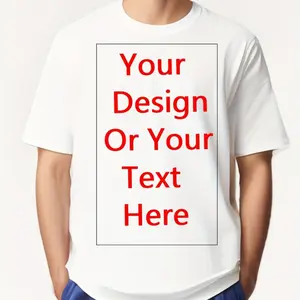 Soft Breathable Customizable Men's T-Shirt |   Personalized Photo/Text Design, Unisex Casual Short Sleeve Tee, Machine Washable, Unique Gift for Anniversary Valentine's Day