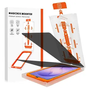 2 Pack Samsung Galaxy S26 Ultra Screen Protector,Clear/Anti-Spy Tempered Glass Protective Film,Transparent,Anti-Spy,Dust-free,Bubble-free With Auto-alignment Kit