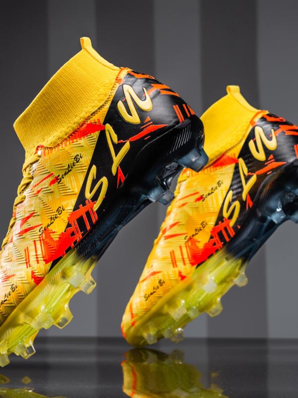 High-Performance Natural Grass Football Shoes, Practical Long Studs, Unisex Adult Soccer Shoes, Outdoor Training & Match Shoes, Soccer Cleats