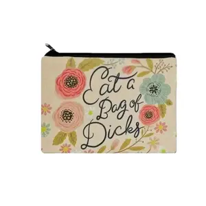 Chic Floral Pattern Makeup Bag, Lightweight Multi-Functional Cosmetic Pouch, Casual Travel Organizer for Cosmetics & Daily Essentials