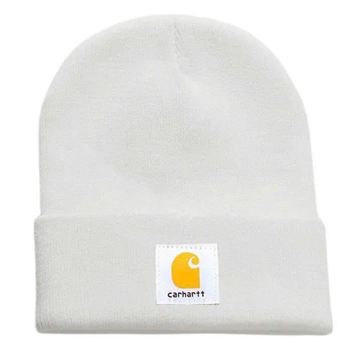 Carhartt Acrylic Watch Cap Knit Beanie Warm Winter Hat for Men Women Stretch Skull Cap Cuffed Outdoor Workwear Casual Streetwear Soft Comfortable Cold Weather Adult One Size Gift