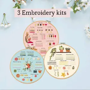Beginner embroidery kits starter embroidery kit