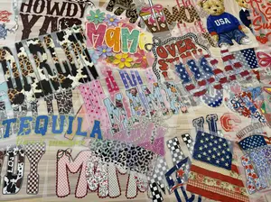 10 DTF Transfers Grab Bag - 10 Full-Color Designs for Hot/Cold Peel- Vibrant Colors for Creative Projects