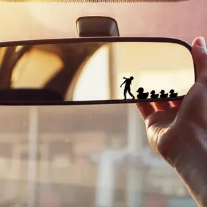 Zombie rubber duck family easter egg decal, small sticker for car windshield or mirror, removable sticker, windscreen decal, tiny decals