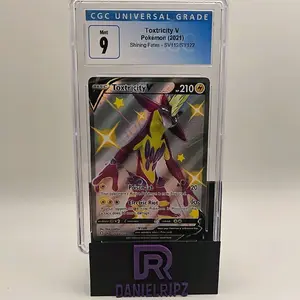 Pokemon - Toxtricity V - SV112/SV122 CGC Mint 9