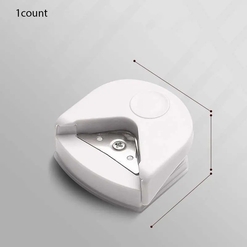 Portable Corner Rounder, 1 Count R4 Corner Punch, Paper Trimmer Cutter with Precision Cutting for Diy Craft Scrapbooking, Office Cutting Supplies, Home Office, Classroom Supplies, High Precision Cutter