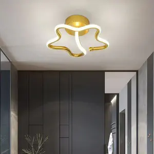 Stellar Line Wall Lamp, Hardwired Model, Warm Light (No Remote Control), Aluminum + Silicone Design, For Bedrooms, Entryways, Front Doors, Children's Rooms, Indoor Fixed Lighting Fixture